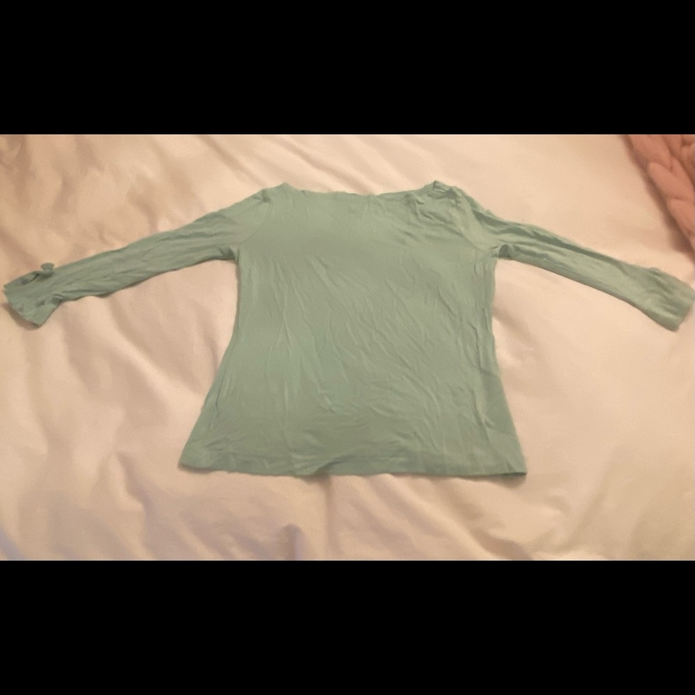 Dancing Days Green Top Size Small